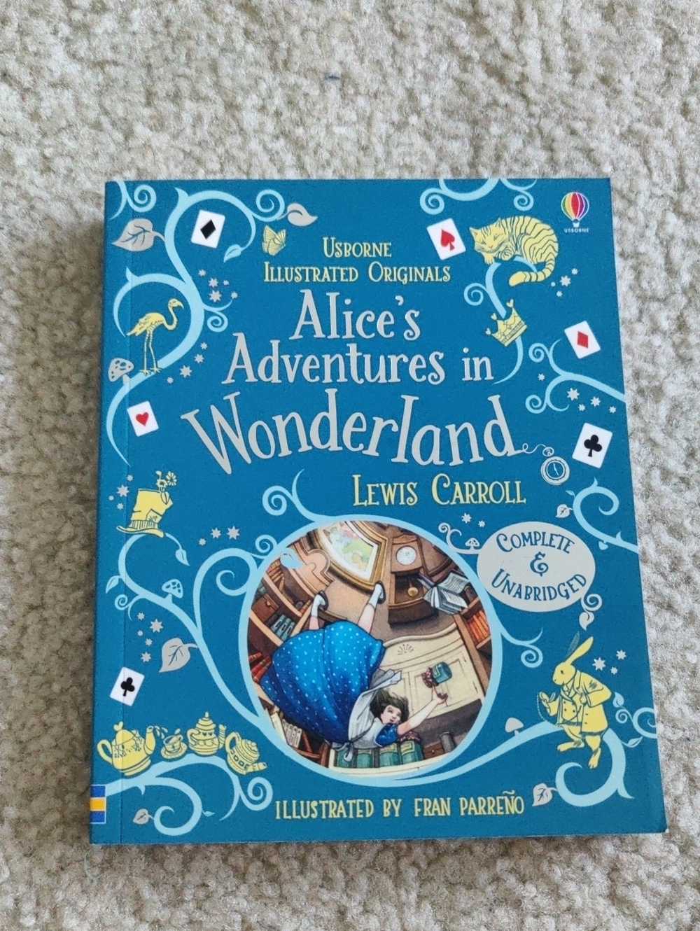 Usborne Alice's Adventures In Wonderland Illustrated Originals Y2K Classic Educa
